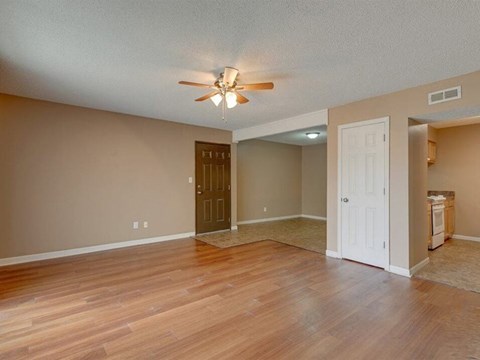 hardwood flooring in all Wichita Ks apartments