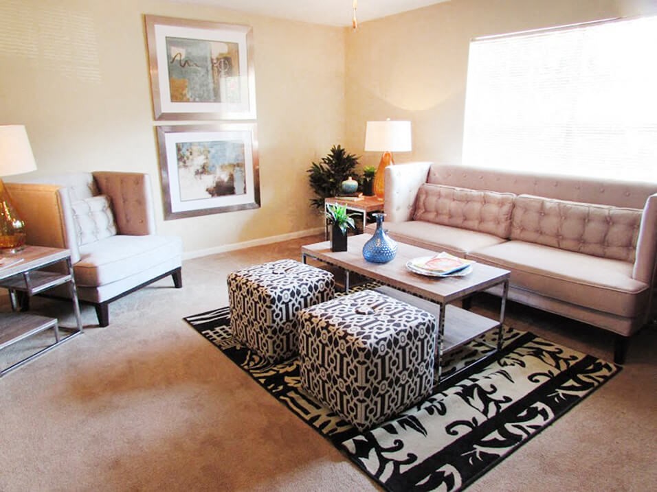 Living Room with Natural Sunlight