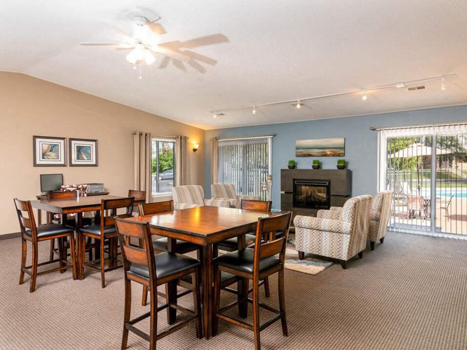 clubhouse for Hamilton Trace Apartments