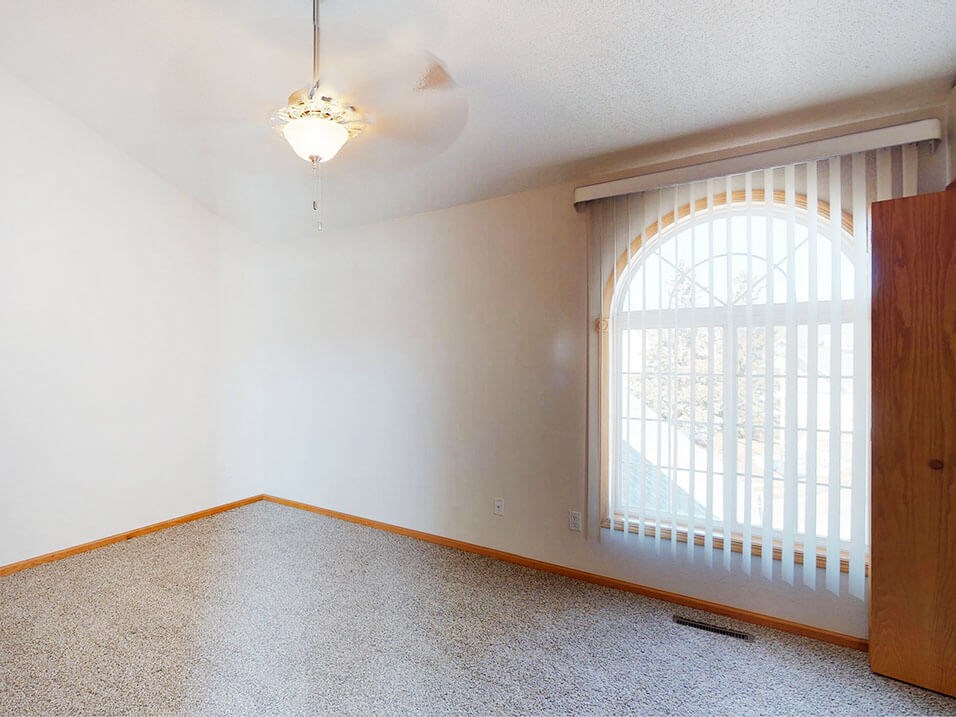 ceiling fans at Rochester Mn townhomes