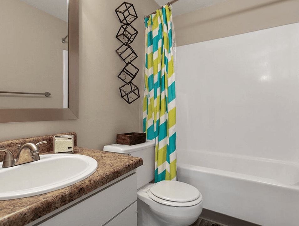 apartment bathroom in Wichita