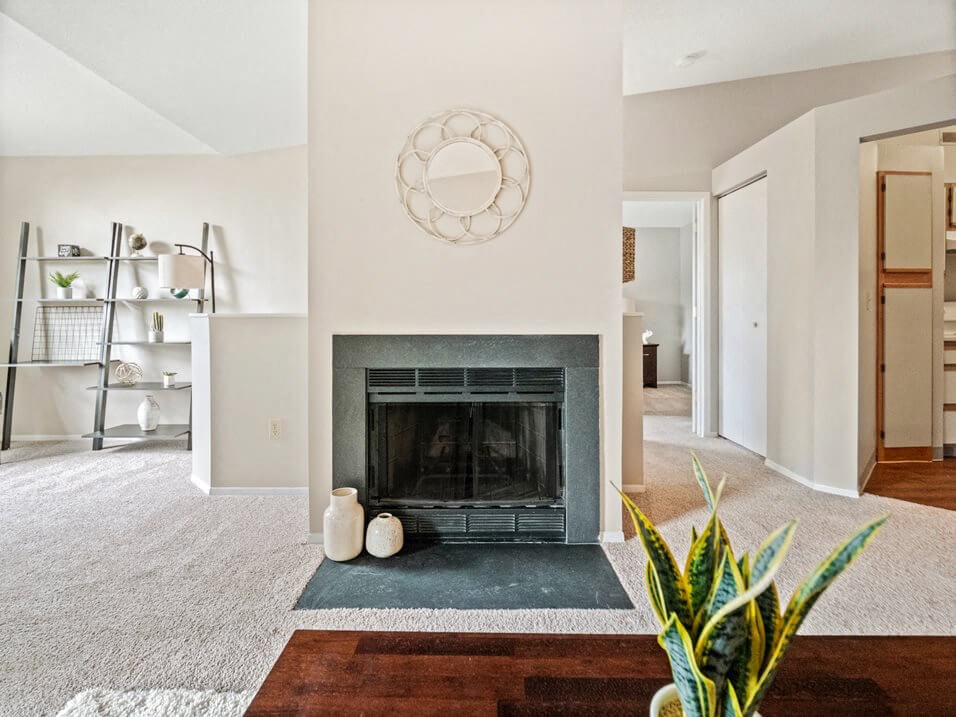 Apartment with Fireplace