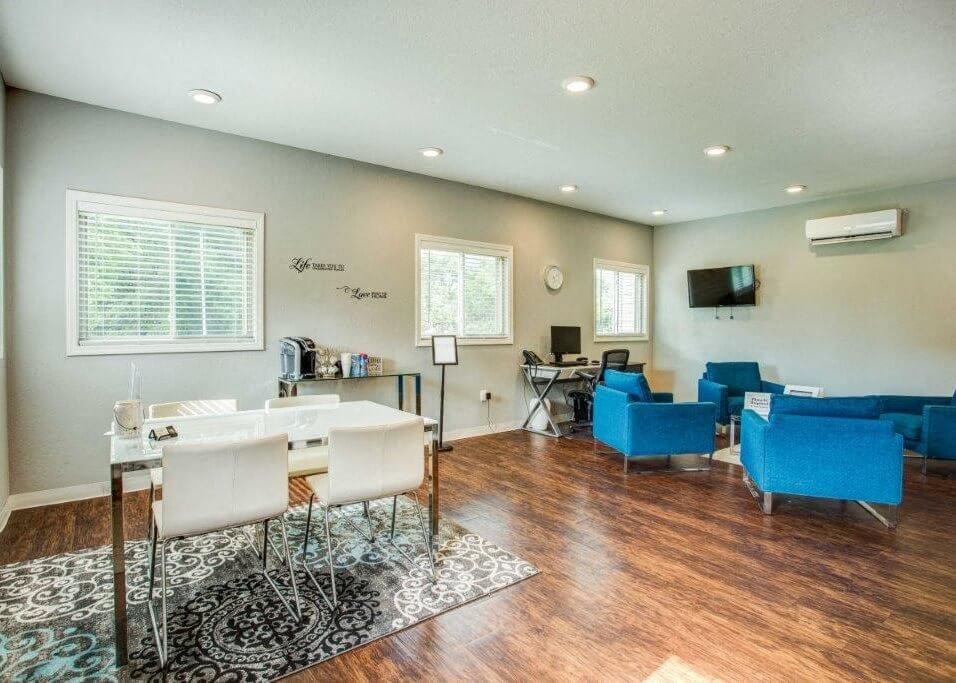 Grant 79 apartments clubhouse with tv