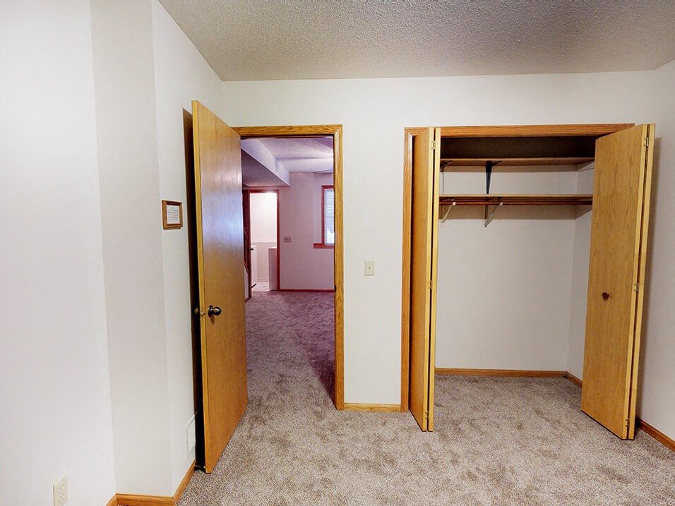 storage space at French Creek Townhomes