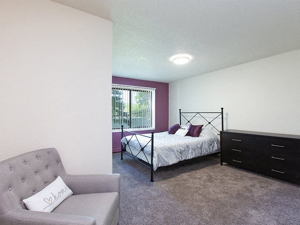 bedrooms with natural light in Brooklyn Park MN