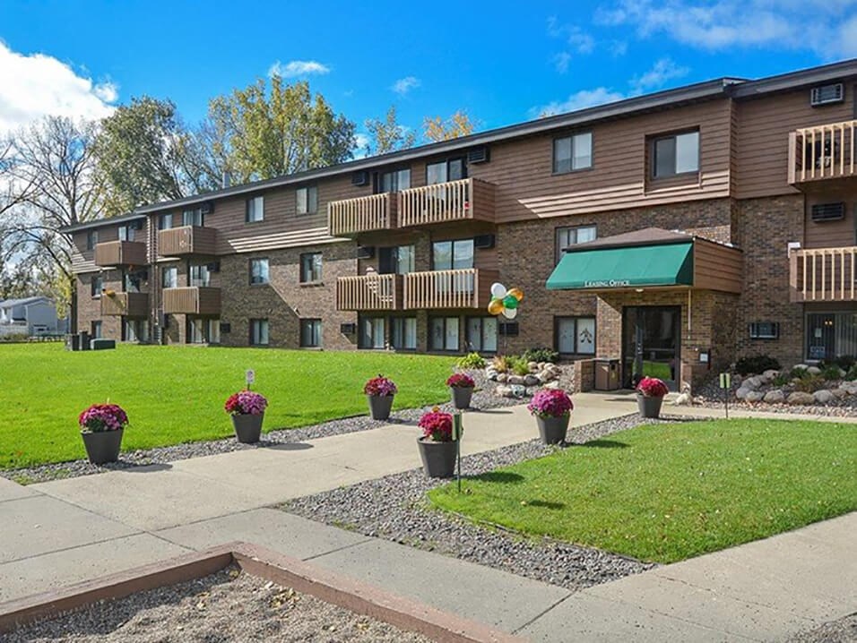 Exterior of Uppertown Apartments