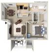 floor plans of one bedroom apartment