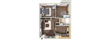 2 bedroom apartment floor plan