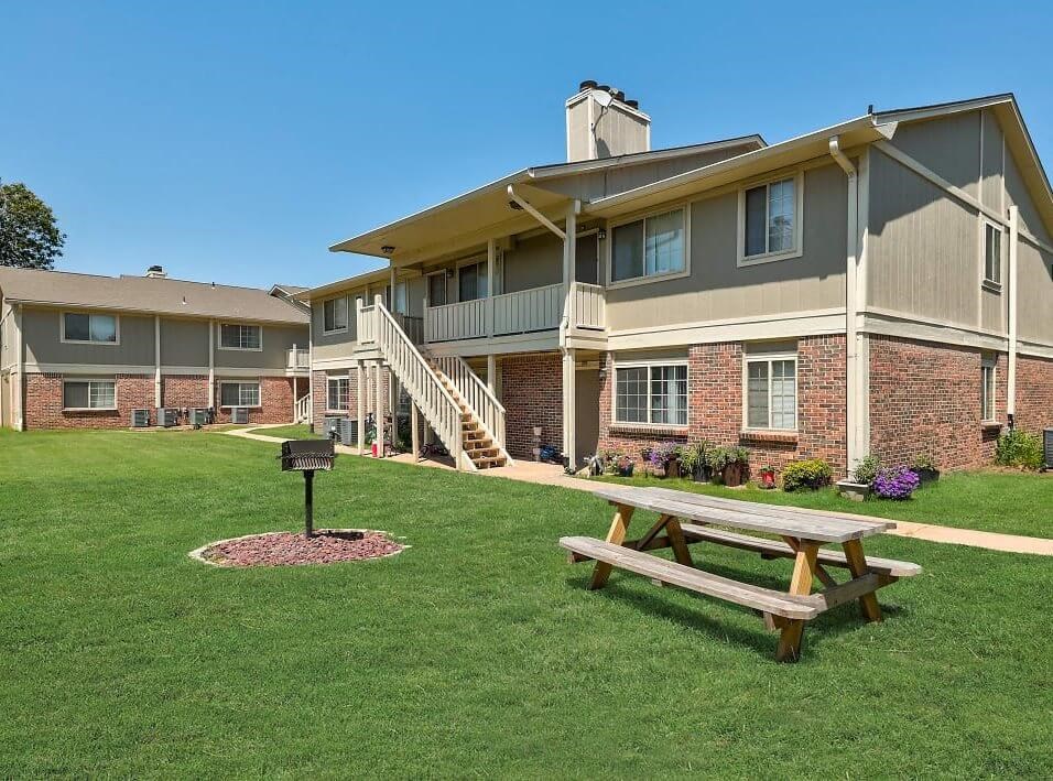 apartment grill area