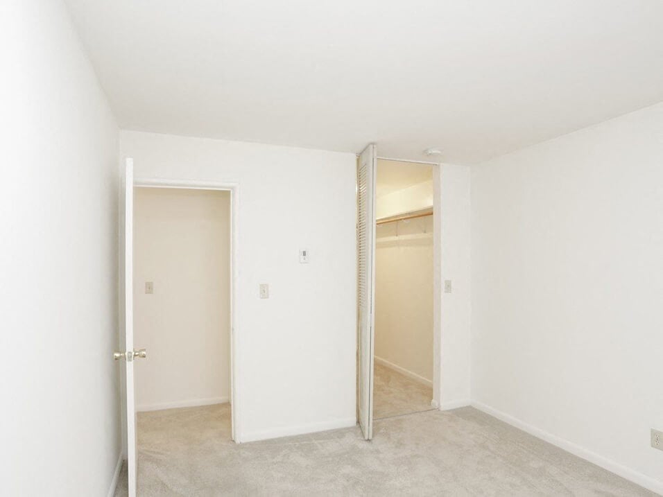 Apartment Bedroom with Closet