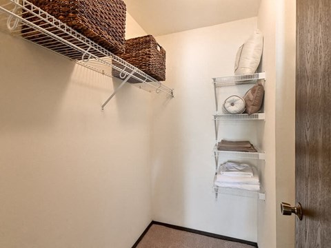 spacious closets at Fitchburg WI apartments