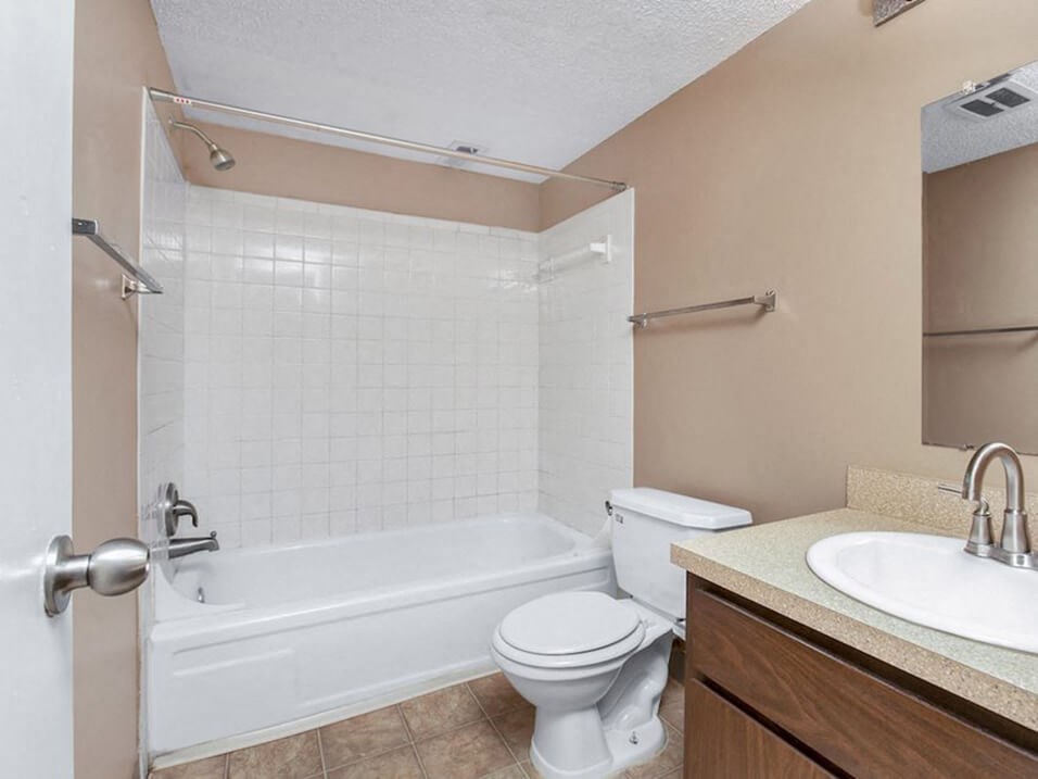 bathroom at Wichita KS apartments