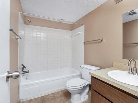 bathroom at Wichita KS apartments