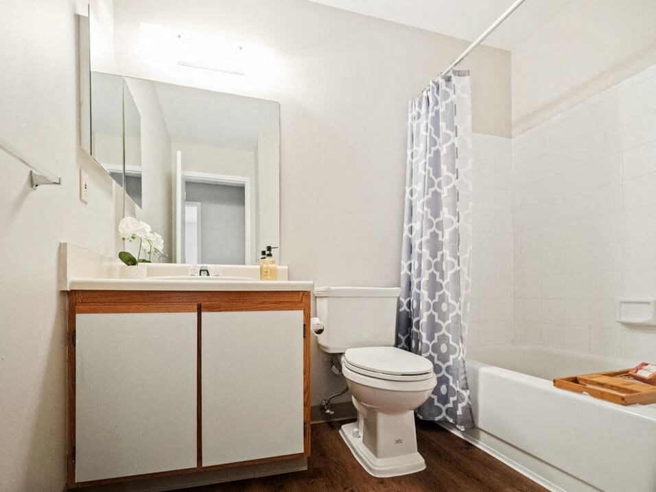Bathroom with Tub in Apartment