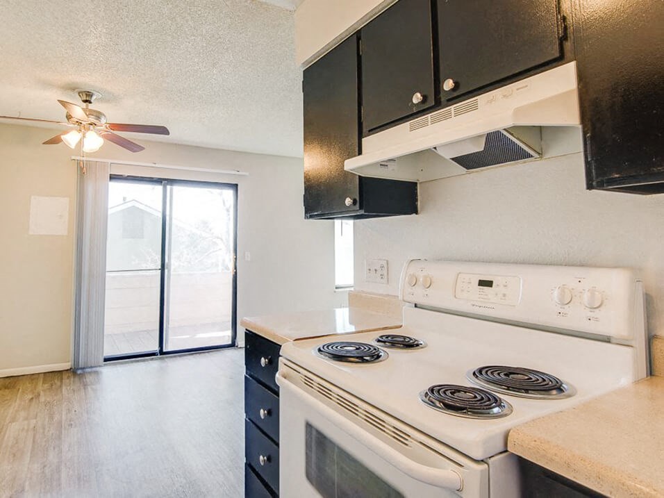 apartment kitchen in Aurora, CO