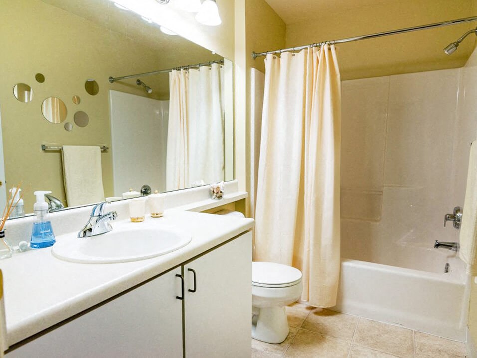 Apartment Bathroom with Shower