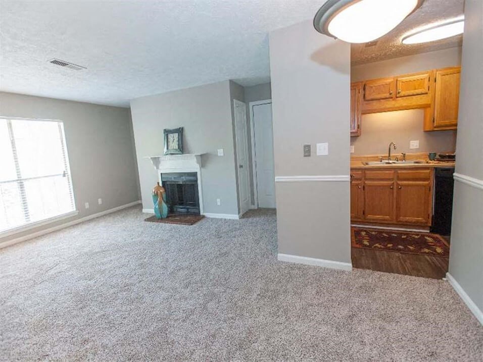 open apartment floor plan