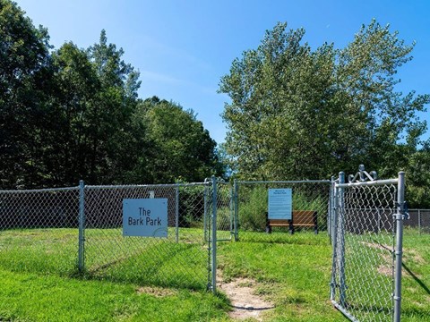 fenced in dog park at Spring Lake MI