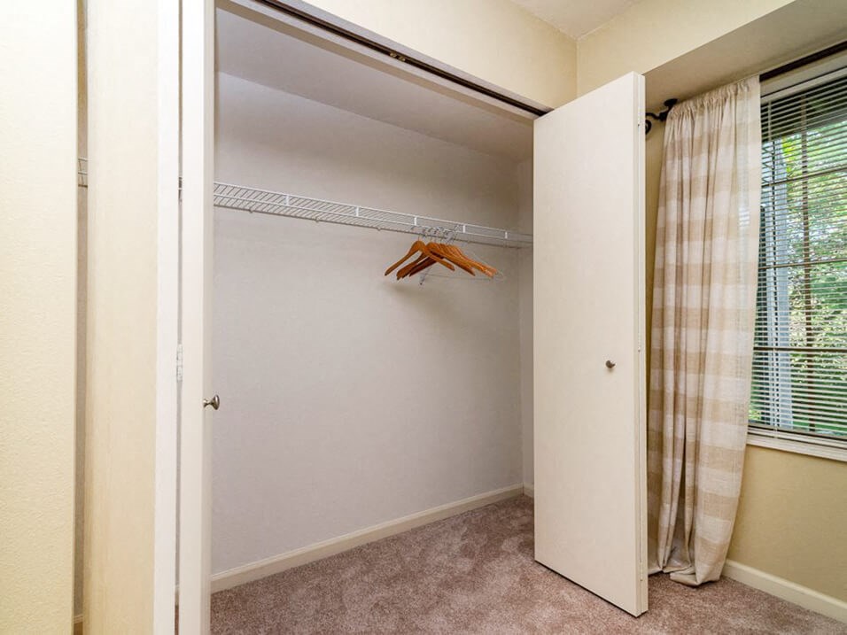 Bedroom Closet at River Oaks Apartments