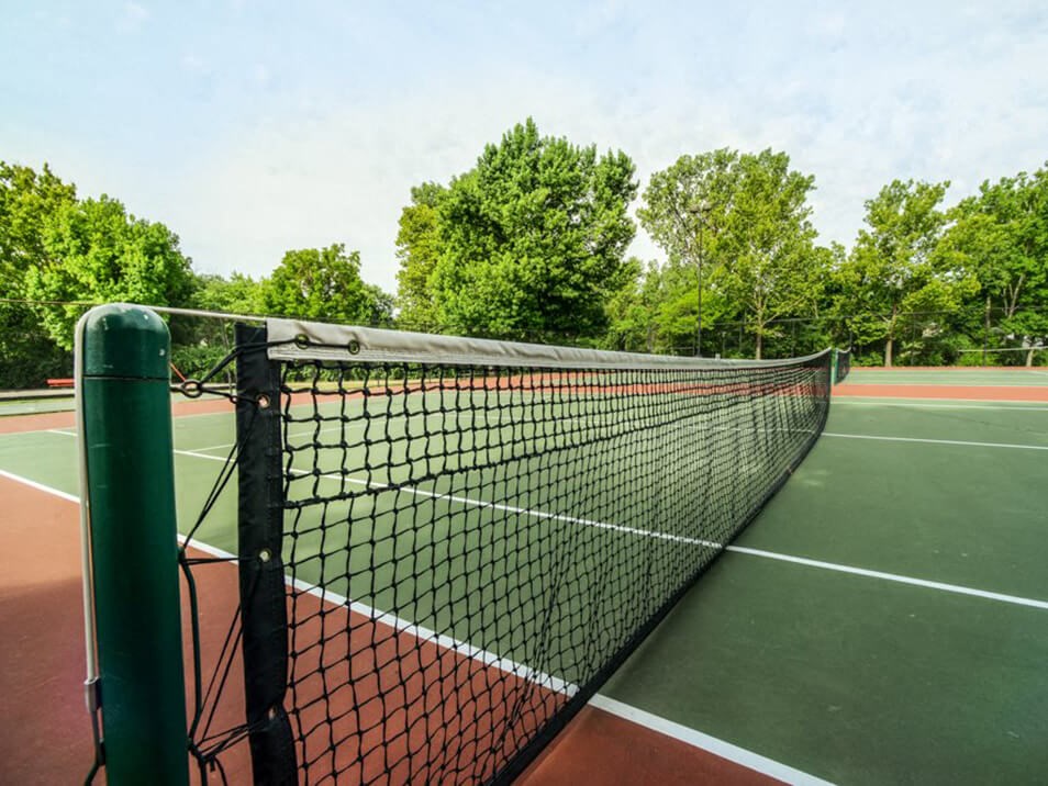 Tennis Court at apartment complex