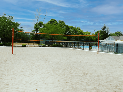 apartments in west Carrollton with volleyball court