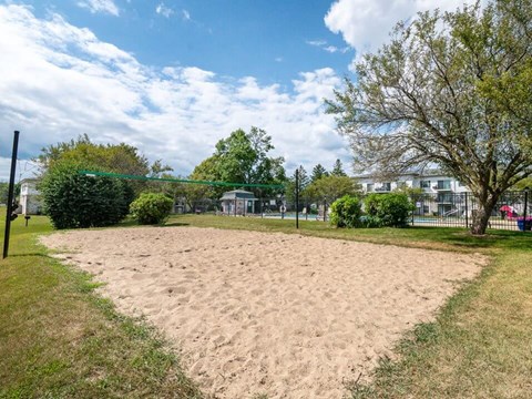 Sand Volleyball Court at New Fountains Apartments