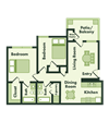 two bedroom apartment floor plans