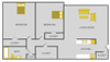 two bedroom apartment floor plan