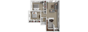 Oak floor plan