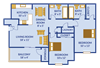 two bedroom two bath floor plan the arbors