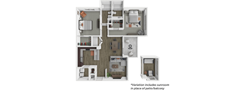 Valley floor plan