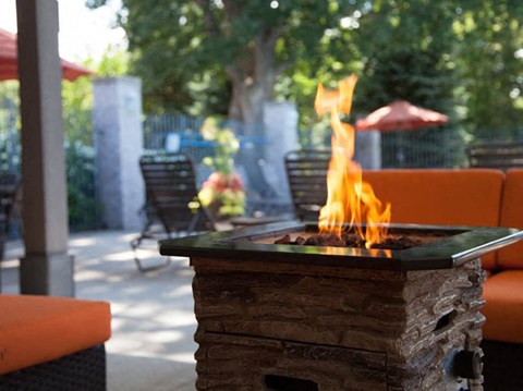 Woodland Ridge apartments firepit