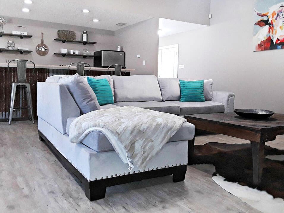 seating at apartment clubhouse