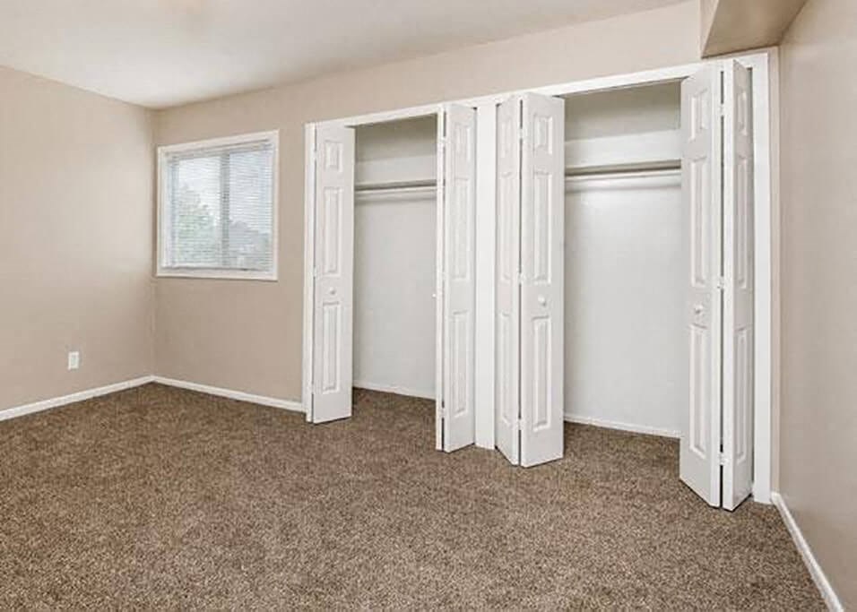 spacious closets in Grant 79 apts