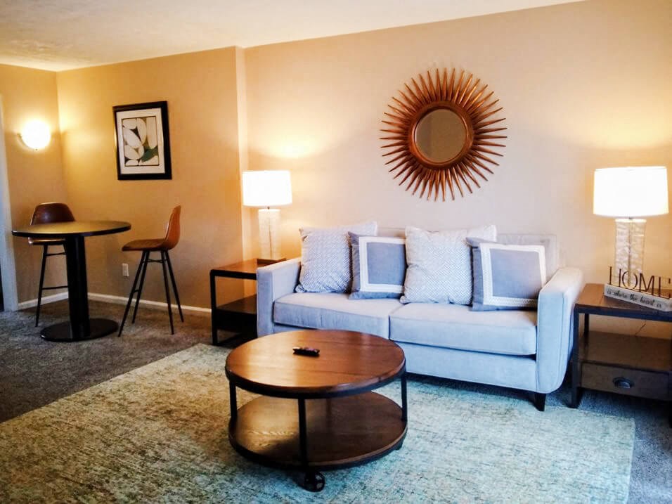 Living room in apartment