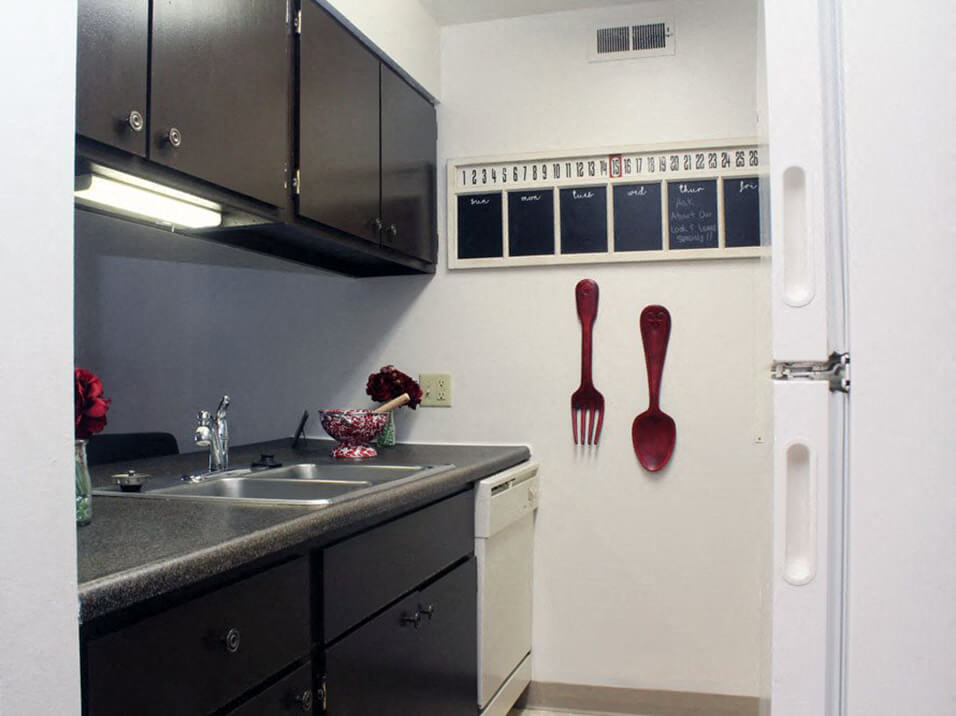Apartment Kitchen with Dishwasher