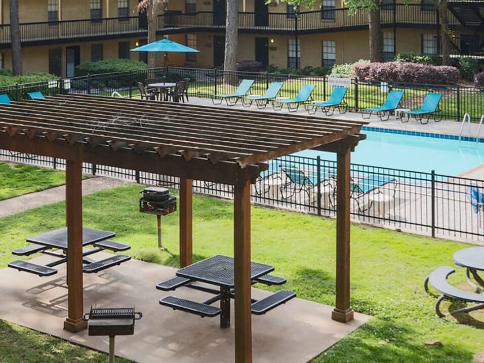 Apartment Barbeque Area