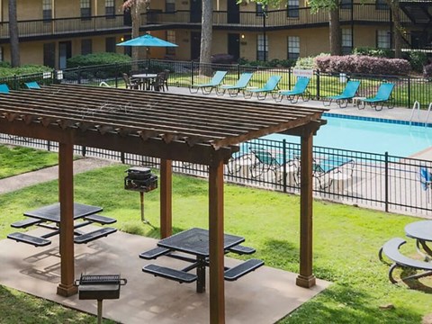 Apartment Barbeque Area