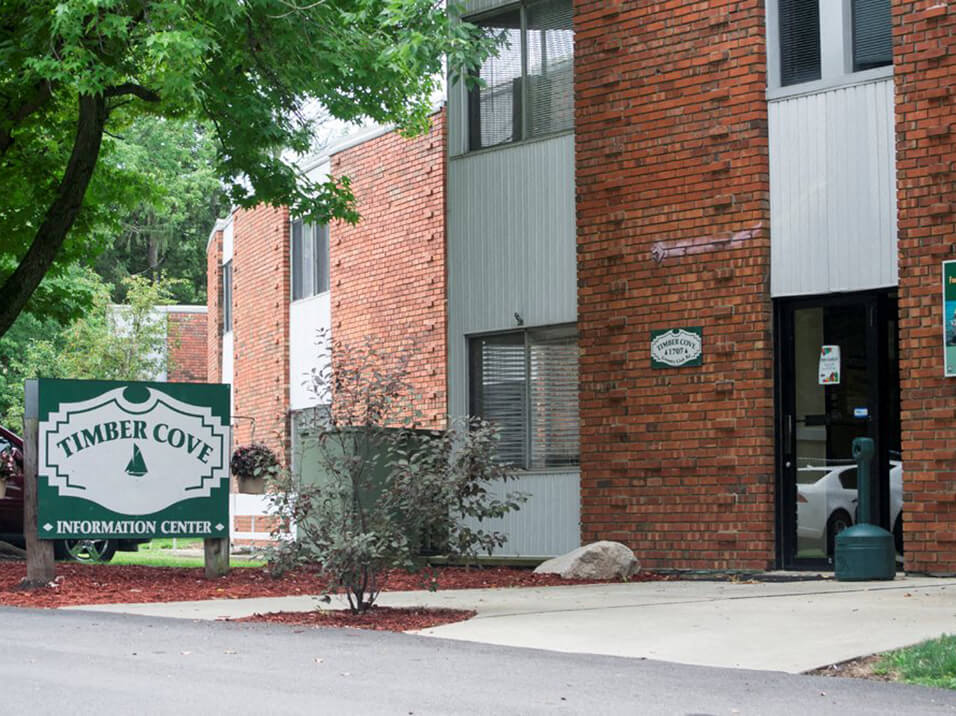 Leasing Office at Timber Cove Apartments