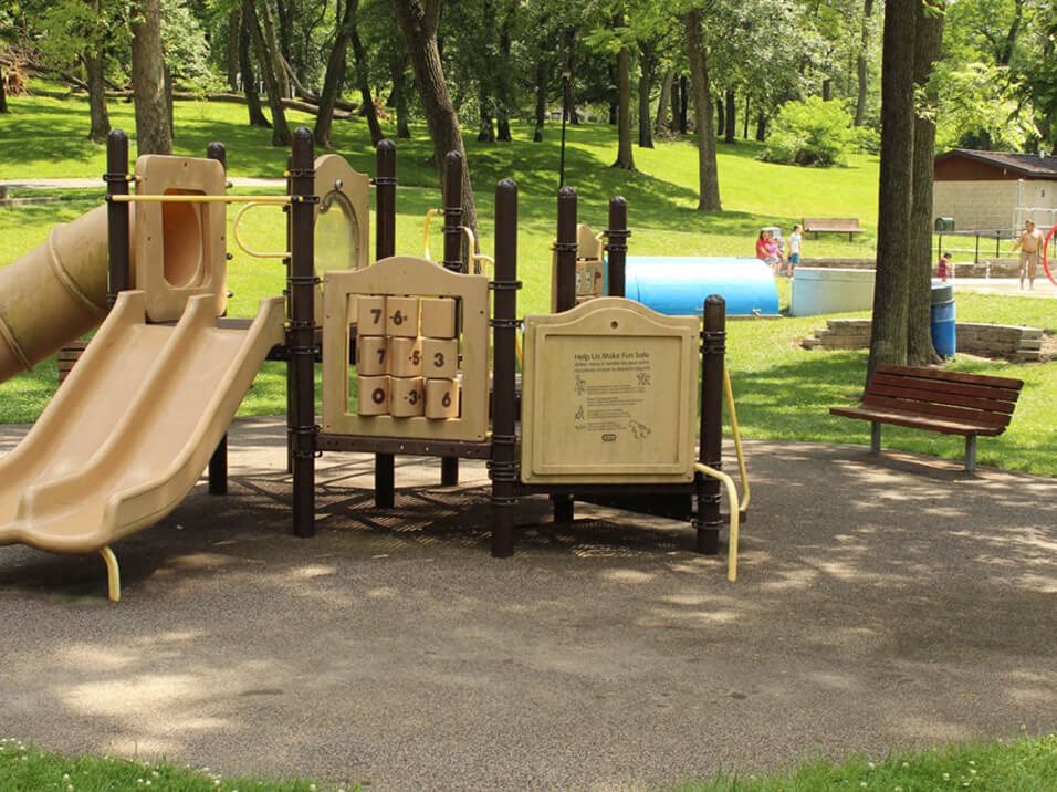 playground at apartment complex