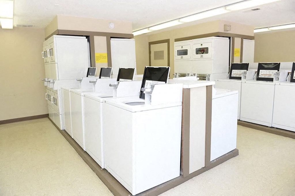 laundry machines at apartments in St. Louis County