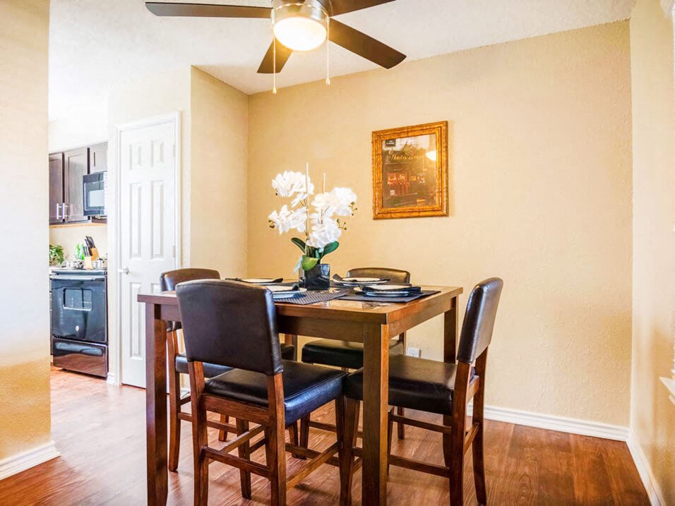 Dining area at Summer Green apartments