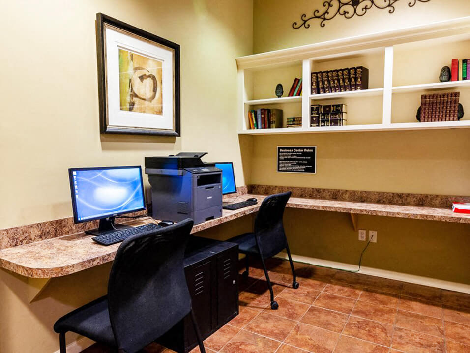 Business Center in apartment community