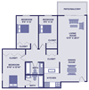 three bedroom apartment in Burnsville MN