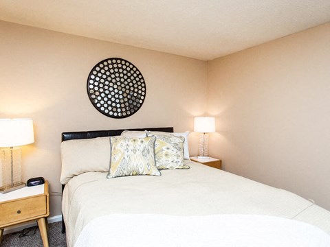 master bedroom in apartment