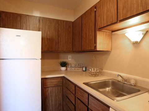 apartment kitchen with appliances in Columbus