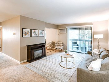 Apartment Living Room with Balcony - Photo Gallery 5