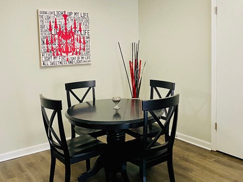 dining area at Abbey Court Apartments