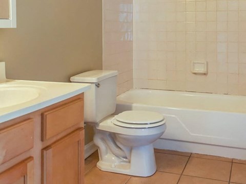 Miracle Manor Apartments bathroom