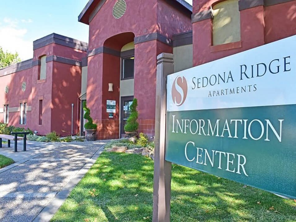 leasing office at Sedona Ridge Apartments
